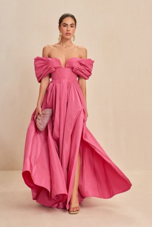 Cult Gaia Aviva Gown Mekko Pinkki | LDVH65209