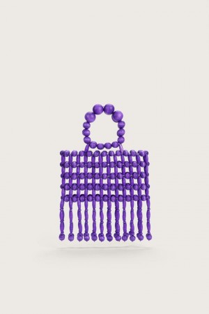 Cult Gaia Clara Tote Violetit | SUPO72105