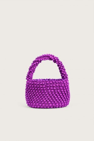 Cult Gaia Cora Mini Tote Violetit | RQOH95384