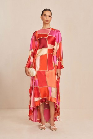 Cult Gaia Elika Gown Mekko Monivärinen | DTRK03581