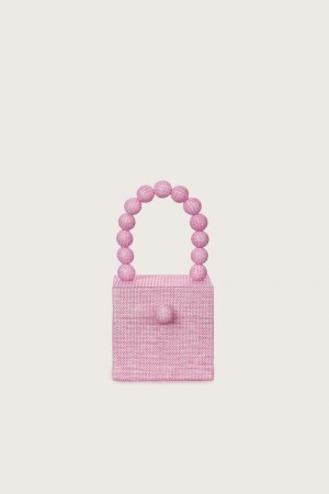 Cult Gaia Eos Top Handle Tote Pinkki | CQET76218