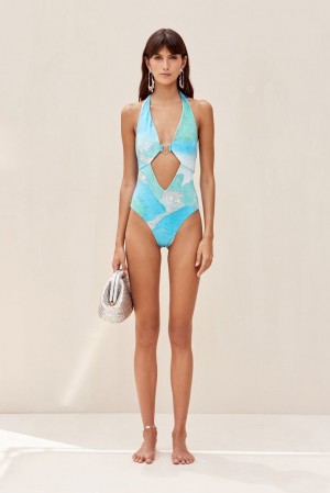 Cult Gaia Suy One Piece Body Turkoosi | MLBW97560