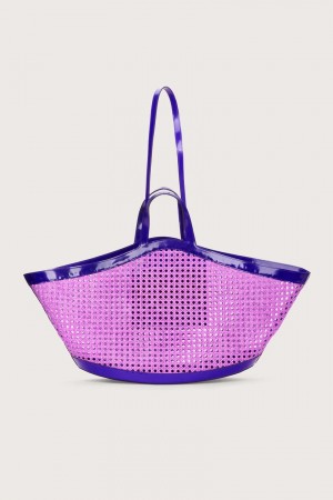 Cult Gaia Yara Tote Violetit | WXDU65037