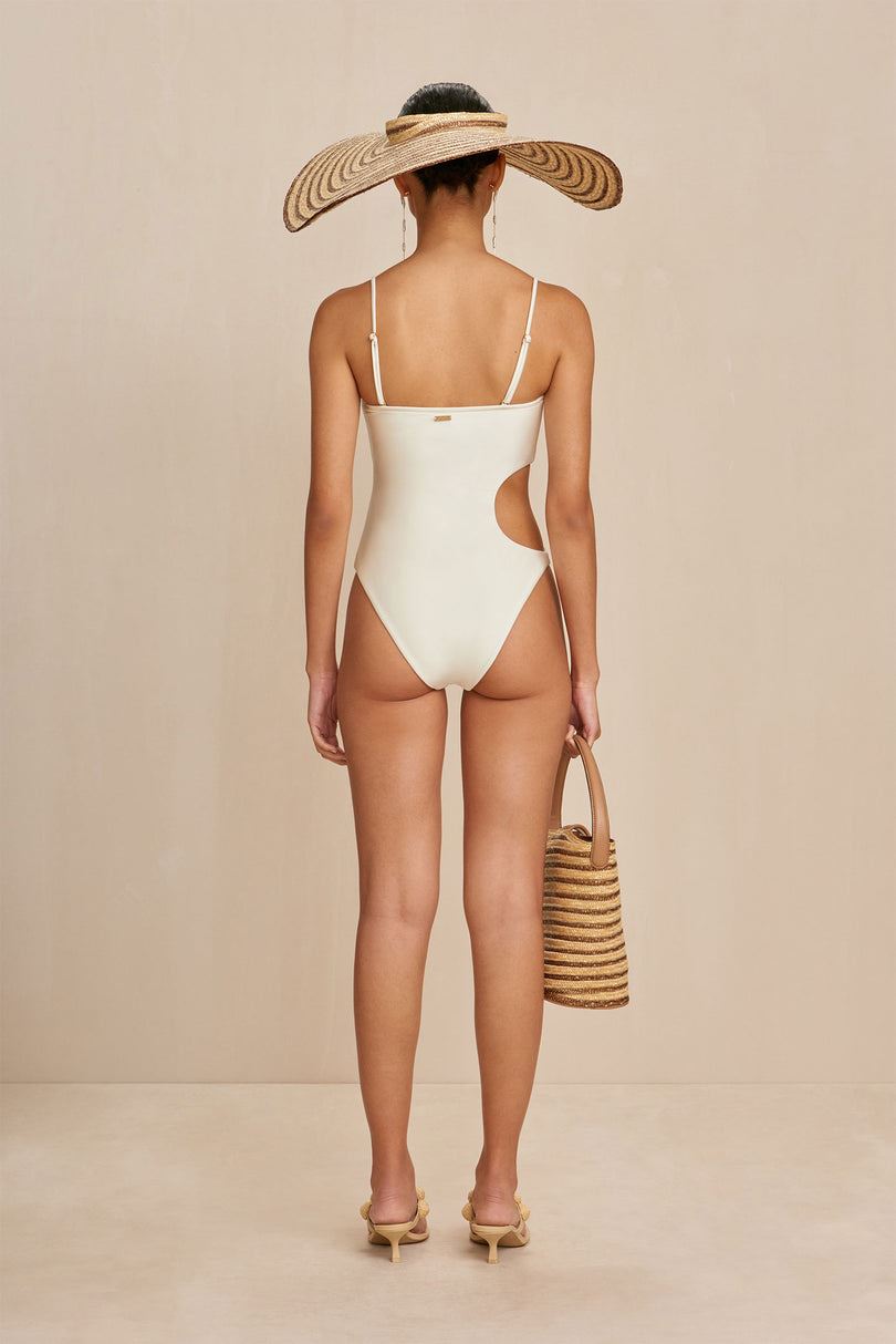 Cult Gaia Alta One Piece Body Valkoinen | OLUA62791