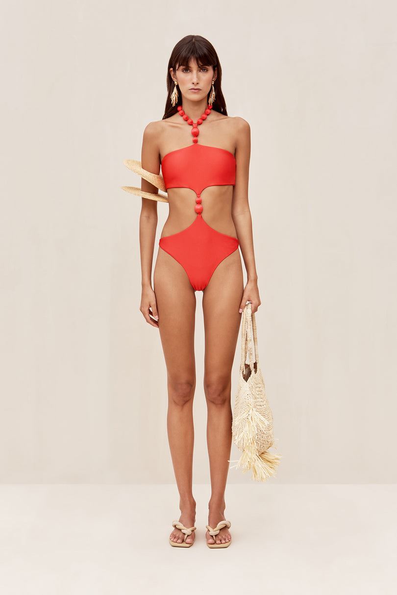 Cult Gaia Caitriona One Piece Body Punainen | XAZE48156