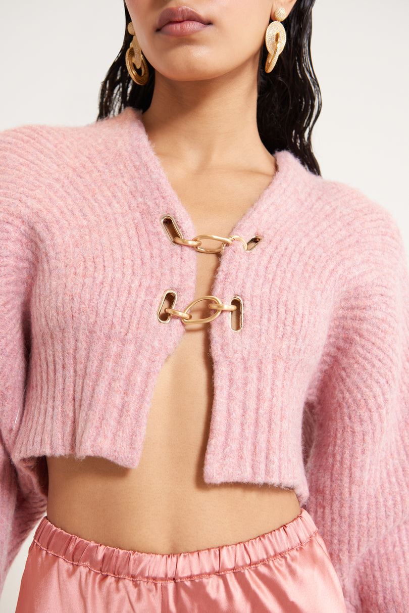 Cult Gaia Casella Knit Neuletakki Pinkki | LAMU63912