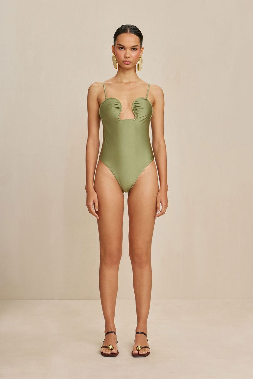 Cult Gaia Celia One Piece Body Vihreä | XUYC41780