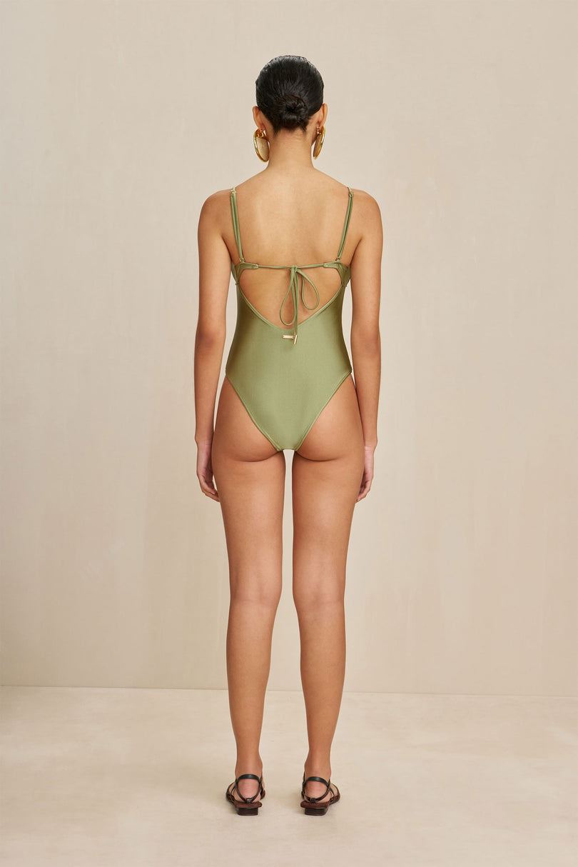 Cult Gaia Celia One Piece Body Vihreä | XUYC41780