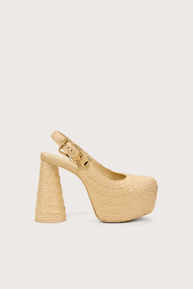 Cult Gaia Harmony Platform Sandaalit Beige | VXPB69128