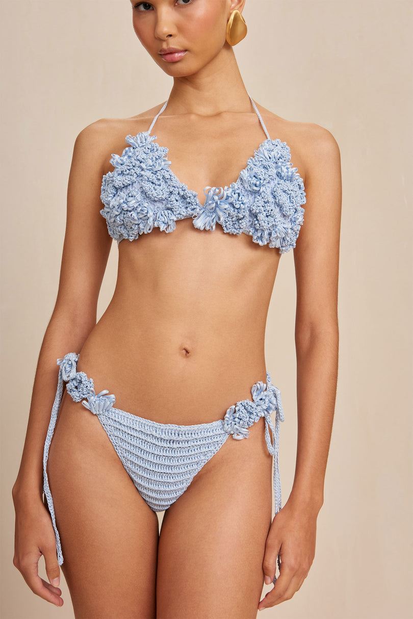 Cult Gaia Pola Crochet Bikinihousut Sininen | LDMI13608