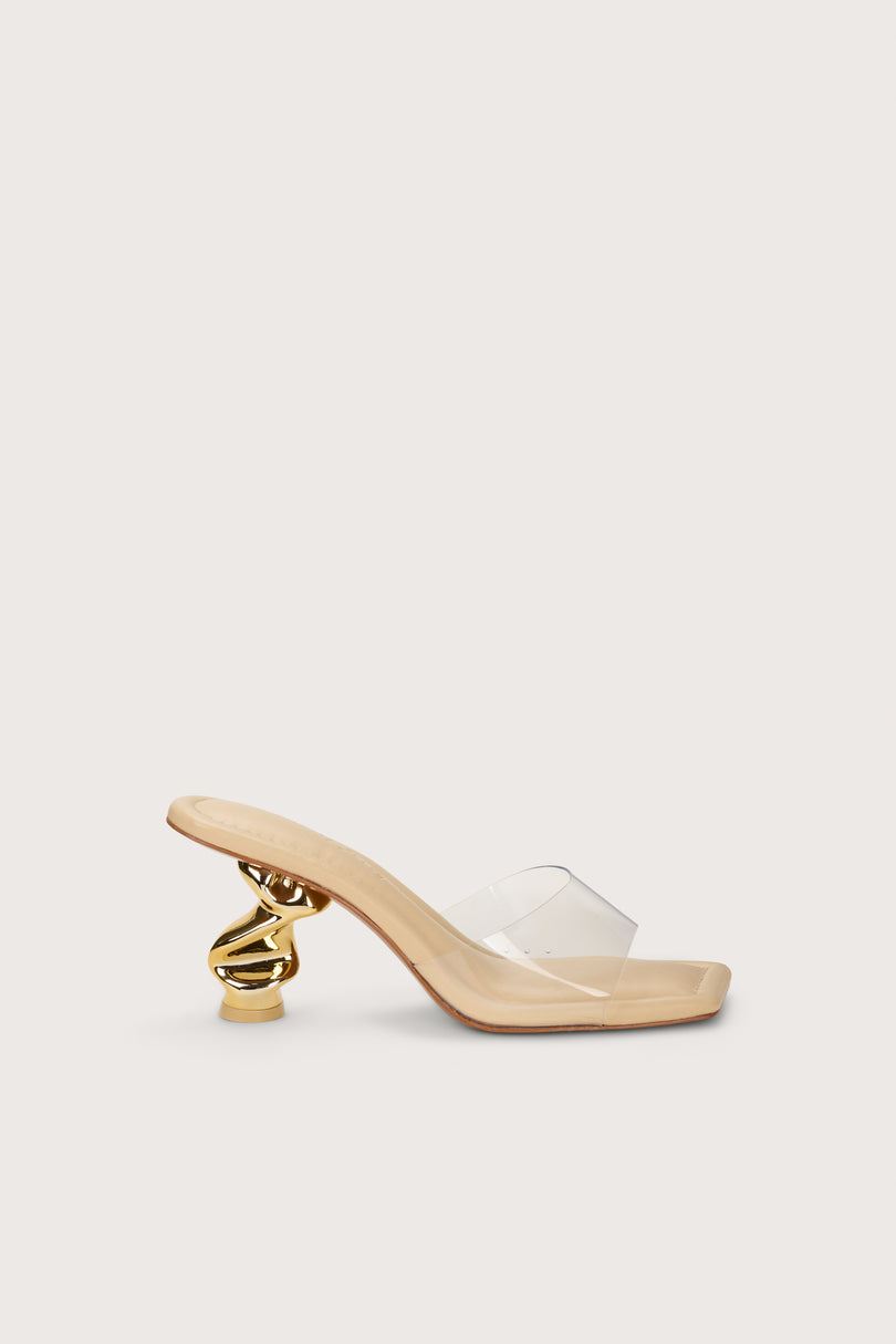 Cult Gaia Scrunch Sandaalit Beige | BOKY83751