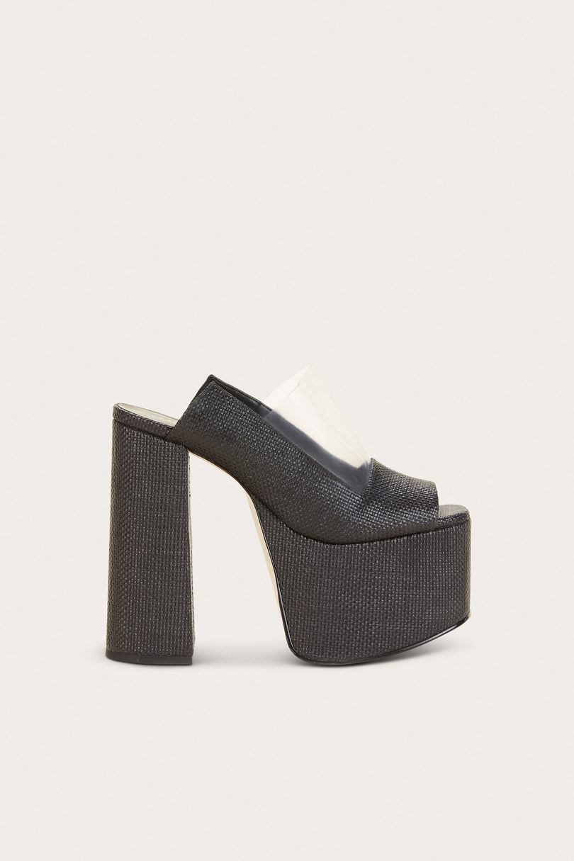 Cult Gaia Ziggy Platform Sandaalit Mustat | HPBX05361